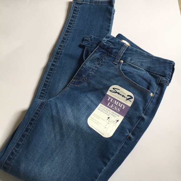 seven7 tummy less jeans